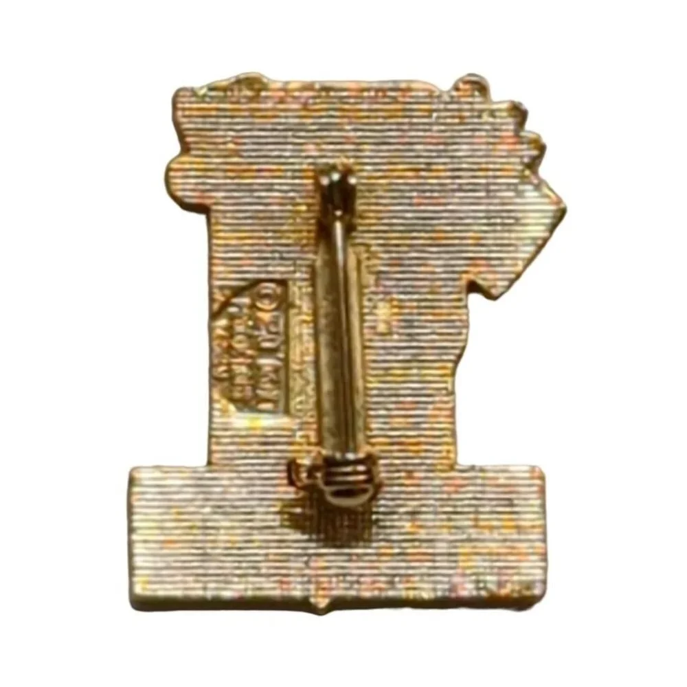Vintage Goofy Golfing Lapel Pin Number 1 Taiwan Walt Disney‎ Productions